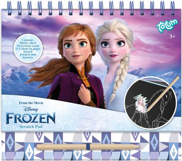 ik ben gelukkig Frustrerend klok Knutselpakket Frozen Scratchbook | Frozen II | Paradisio