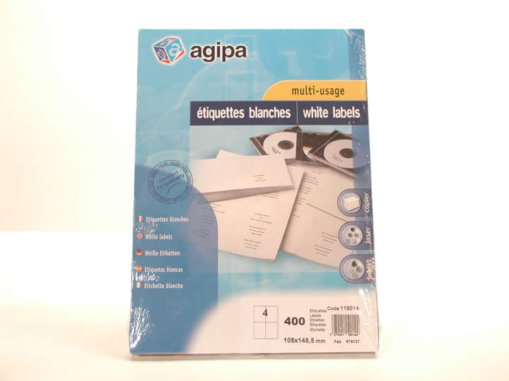 Etiketten Agipa, multifunctionele etiketten