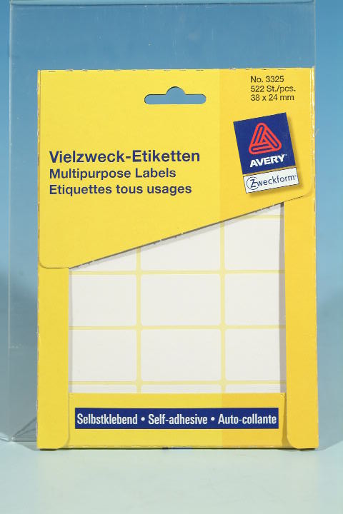 Etiketten ZWECKFORM, multifunctionele etiketten