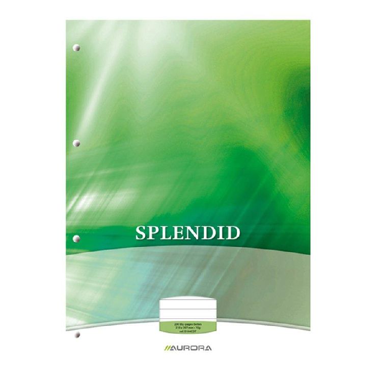 Cursusblok Aurora Splendid, gelijnd