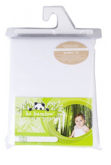 Matrasbeschermer he bamboo PU/Molton, geschikt voor babybed 70x140