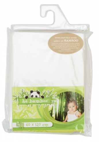 Hoeslaken he bamboo, geschikt voor babybed 60x120 | Hé Bamboo