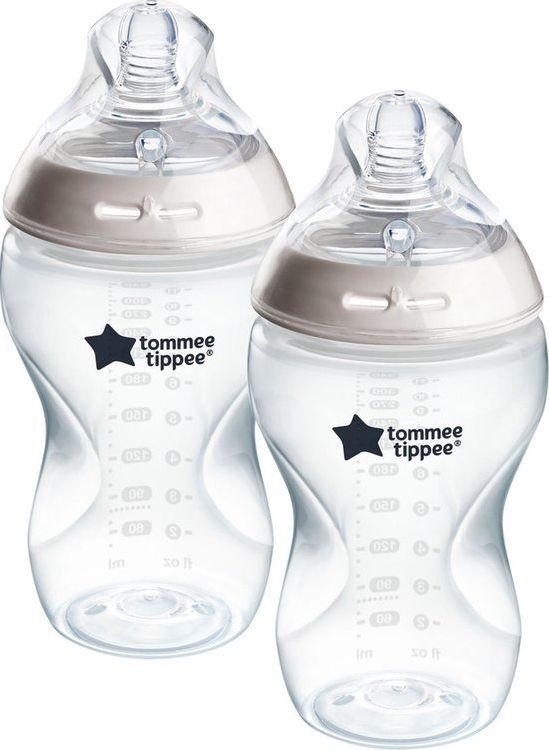 Fles Tommee Tippee, XL breedhalsfles, 340 ml