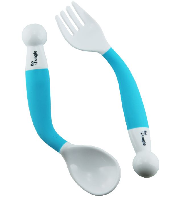 Bestek BoJungle B-Bendable Spoon & Fork, lepel/vork