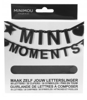 Guirlande MINIMOU Letterbanner | Mini Moments