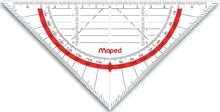 Geodriehoek MAPED Geo-Flex set square