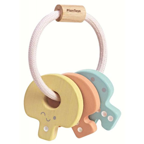 Rammelaar Plan Toys Key Rattle | PlanHome A Touch of Pastel