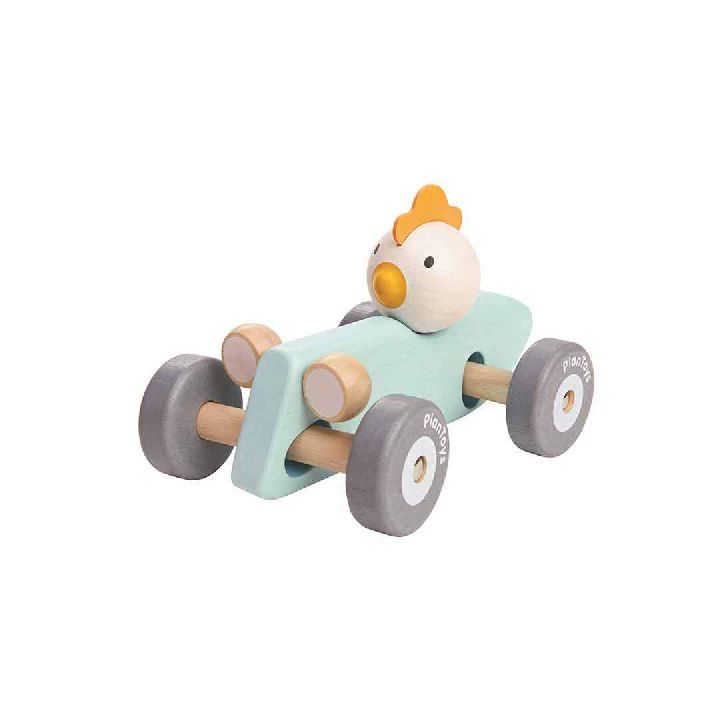 Voertuigen Plan Toys Chicken Racing Car, auto | PlanHome A Touch of Pastel