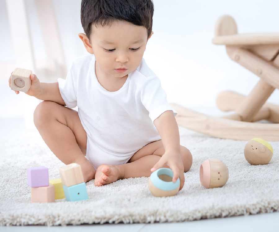 Educatief speelgoed Plan Toys Sensory Tumbling | PlanHome A Touch of Pastel