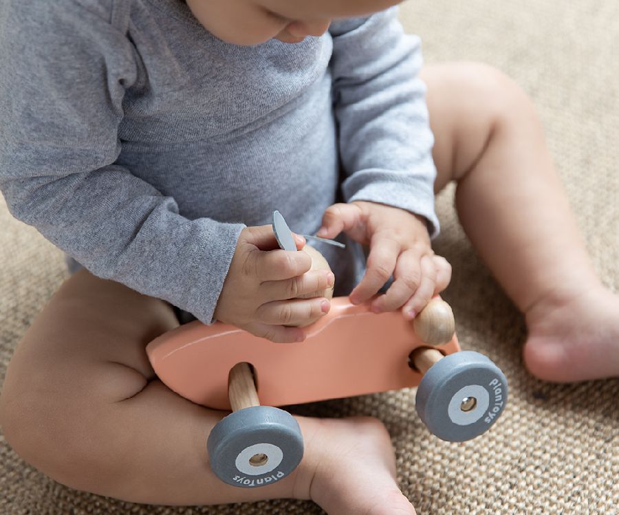 Voertuigen Plan Toys Bunny Racing Car, auto | PlanHome A Touch of Pastel