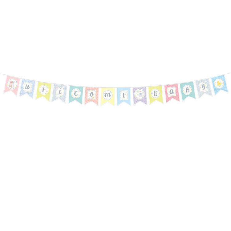 Feestartikelen ArteBene Welcome Baby, vlaggenlijn