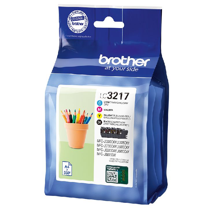 Cartridge BROTHER LC-3217 Multipack Black/Cyan/Magenta/Yellow