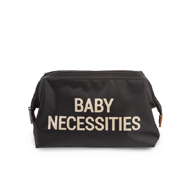 Toilettas Childhome Baby Necessities | Nylon black-gold