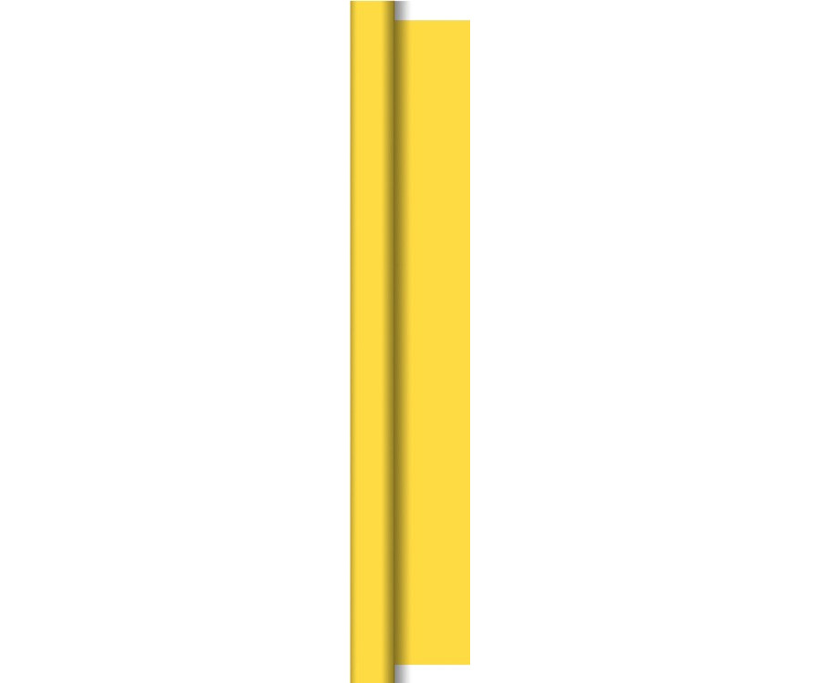Tafelkleed Duni, yellow, 118 x 800 cm