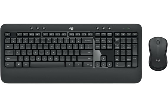 Toetsenbord-muis combo LOGITECH MK540 ADVANCED Wireless Zwart