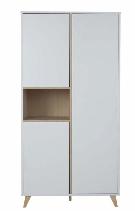 Kast Quax, Loft White, Loft White, 3-deurs