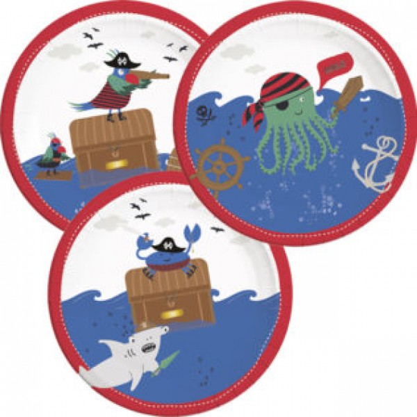 Feestartikelen PROCOS, bord | Pirates In The Sea