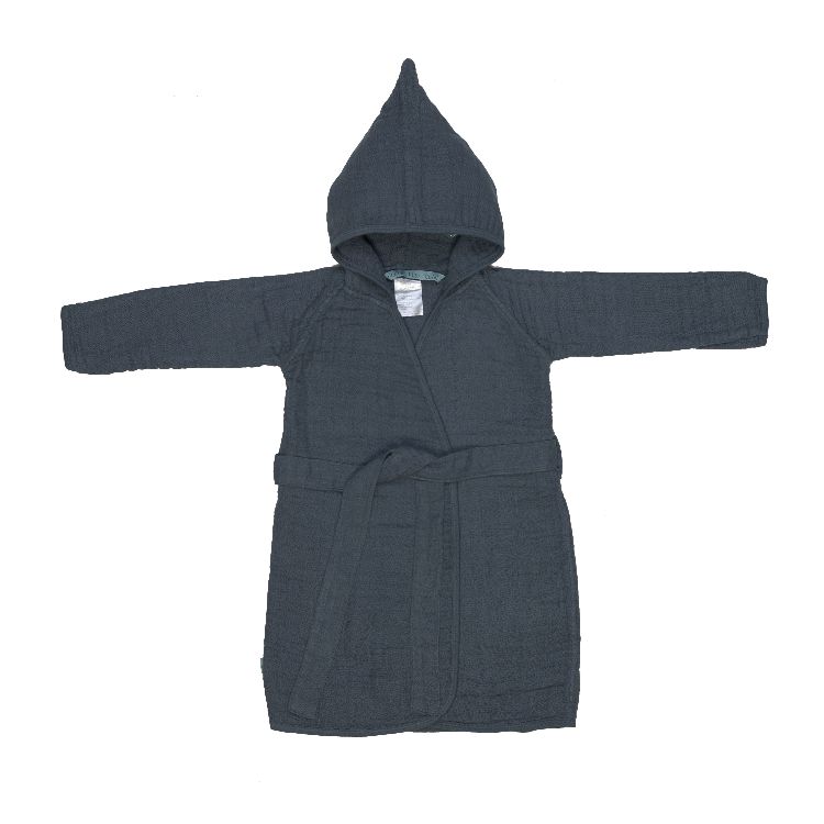 Badjas Laessig Bathrobe | Muslin navy