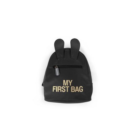 Rugzak Childhome My First Bag | Nylon black-gold