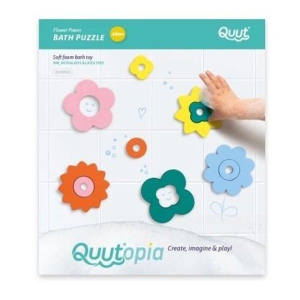 Badspeelgoed Quutopia Flower power | Bath Puzzle