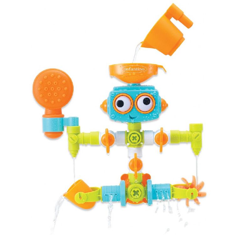 Badspeelgoed Infantino Senso Plug & Play Plumber Set | Sensory