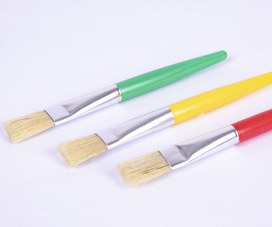 Penseel Apli Jumbo Plastic Brushes, plat | Apli Kids Paint & Fun