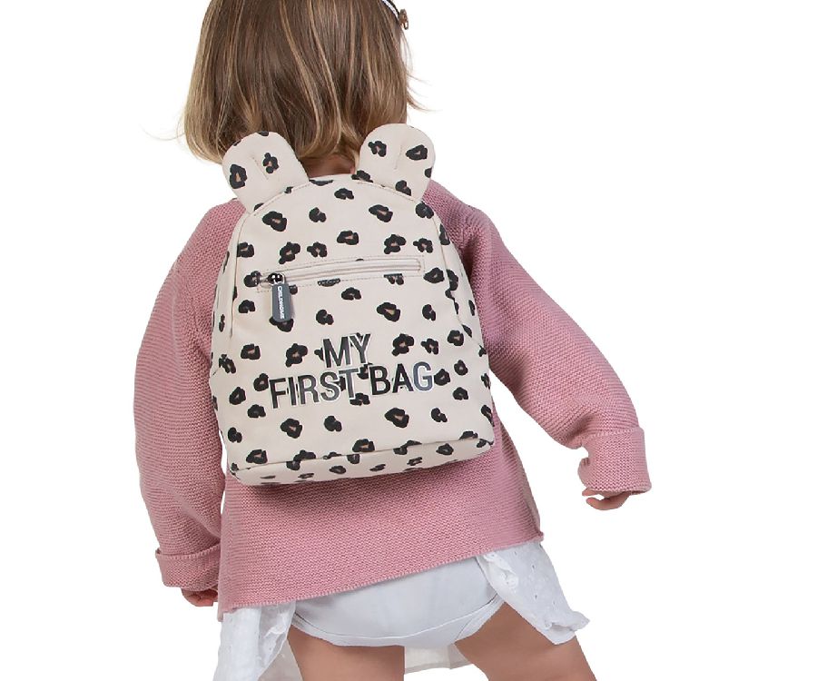 Rugzak Childhome My First Bag | Canvas leopard