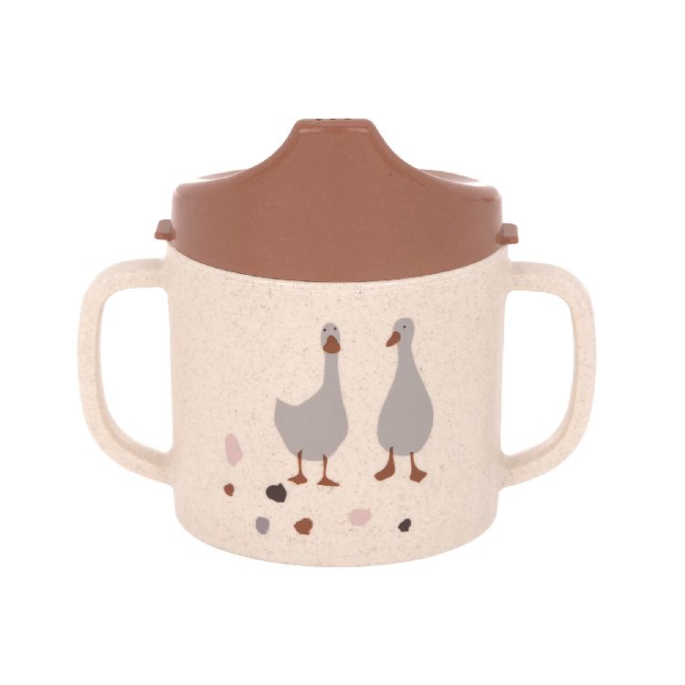 Drinkbeker Laessig Sippy Cup | Tiny Farmer Sheep/Goose nature