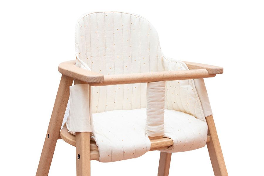 Eetstoel kussen Nobodinoz High Chair Cushion, geschikt voor Nobodinoz Evolving Chair | Growing Green