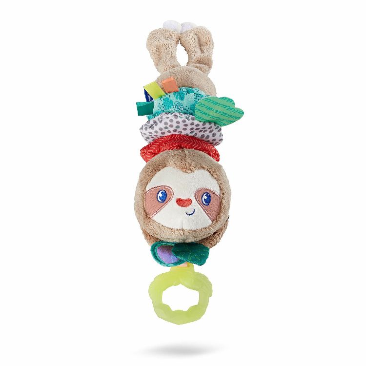 Speelgoed voor de maxi-cosi Infantino Music & Motion Pulldown Sloth