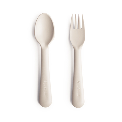 Bestek Mushie Fork & Spoon, lepel/vork