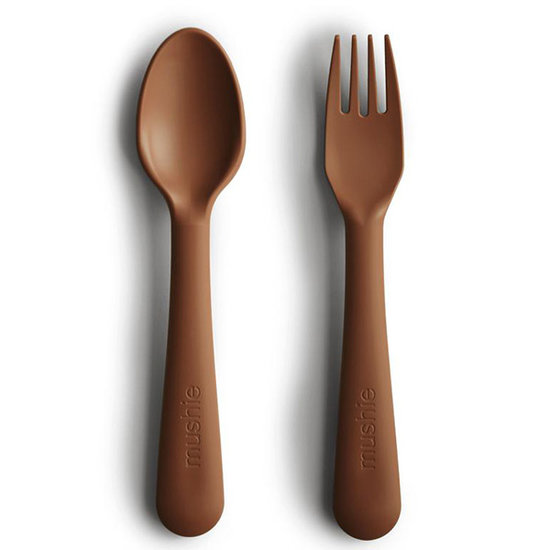 Bestek Mushie Fork & Spoon, lepel/vork