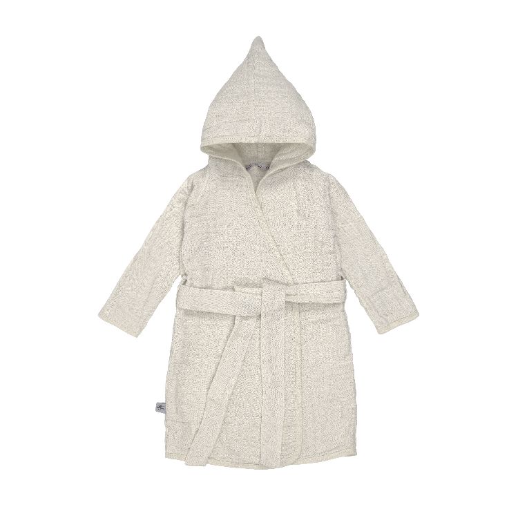 Badjas Laessig Bathrobe | Muslin milky