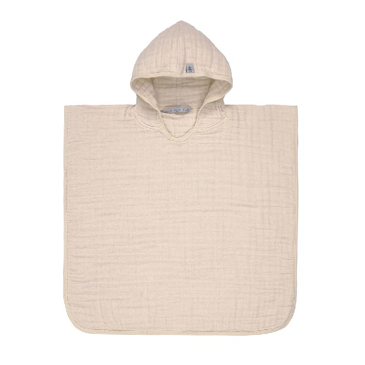 Poncho Laessig Poncho, badcape | Muslin powder pink