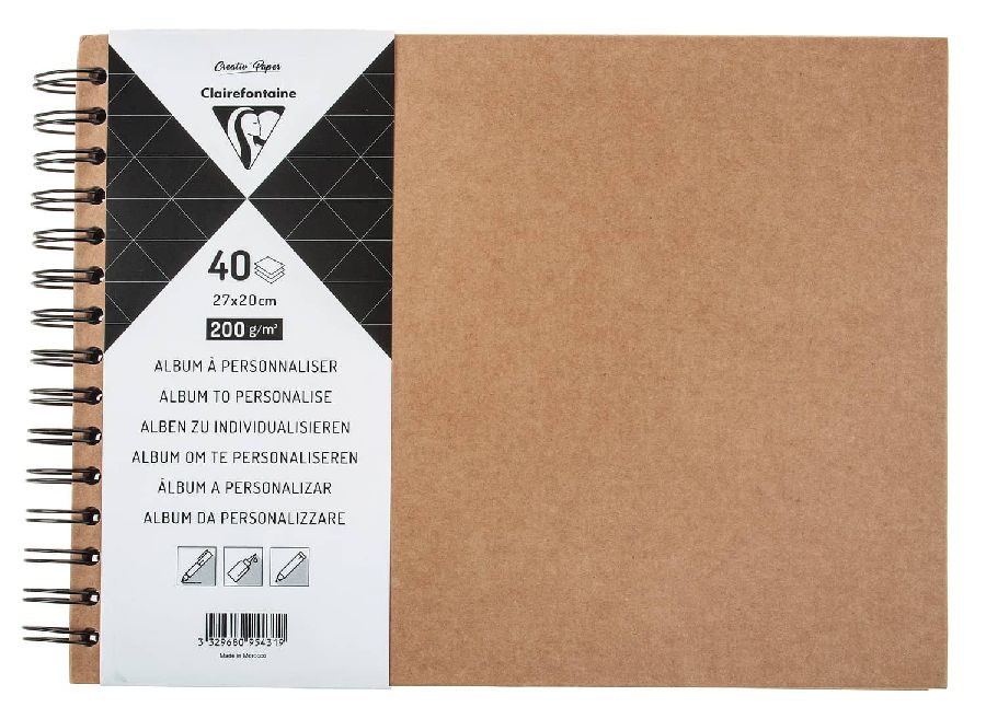 Fotoalbum CLAIREFONTAINE Album om te personaliseren | Creativ Paper