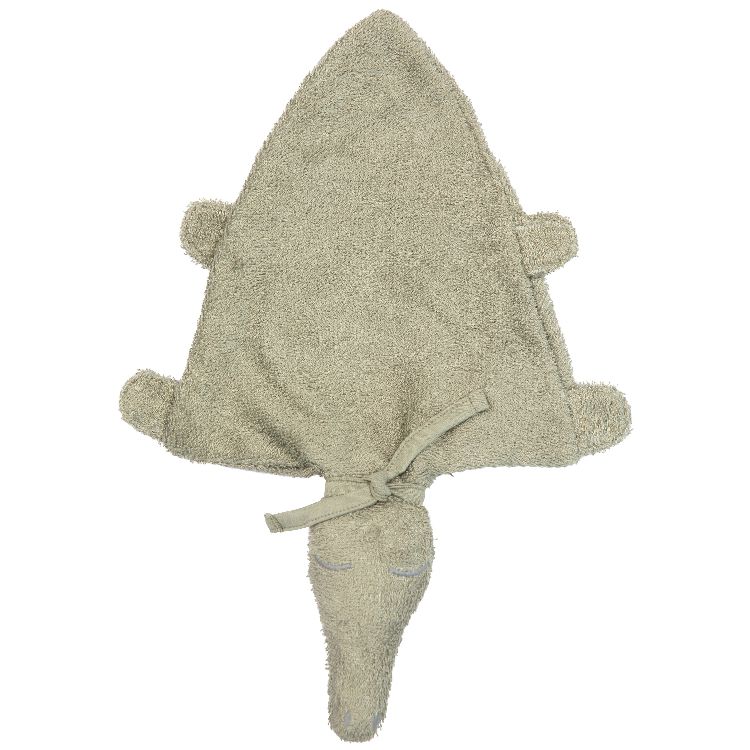 Knuffel Timboo Bamboo Crocodile, knuffeldoek / doudou | Timboo whisper green