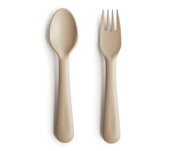 Bestek Mushie Fork & Spoon, lepel/vork