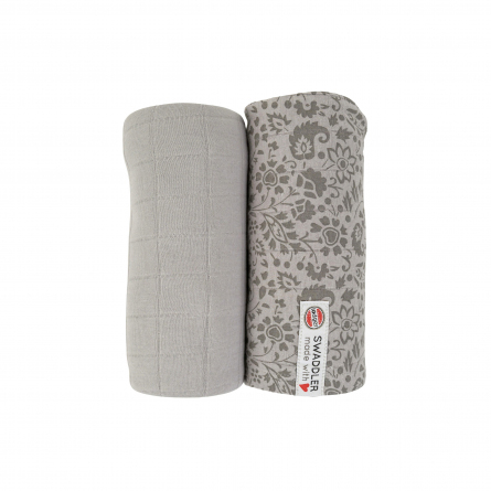 Tetra doek Lodger Swaddler 2-pack | Flower Tribe Mist