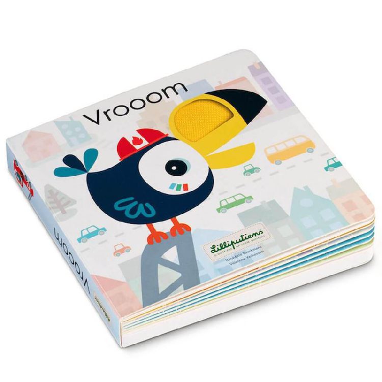 Boek Lilliputiens Vrooom voelboek, voelboek