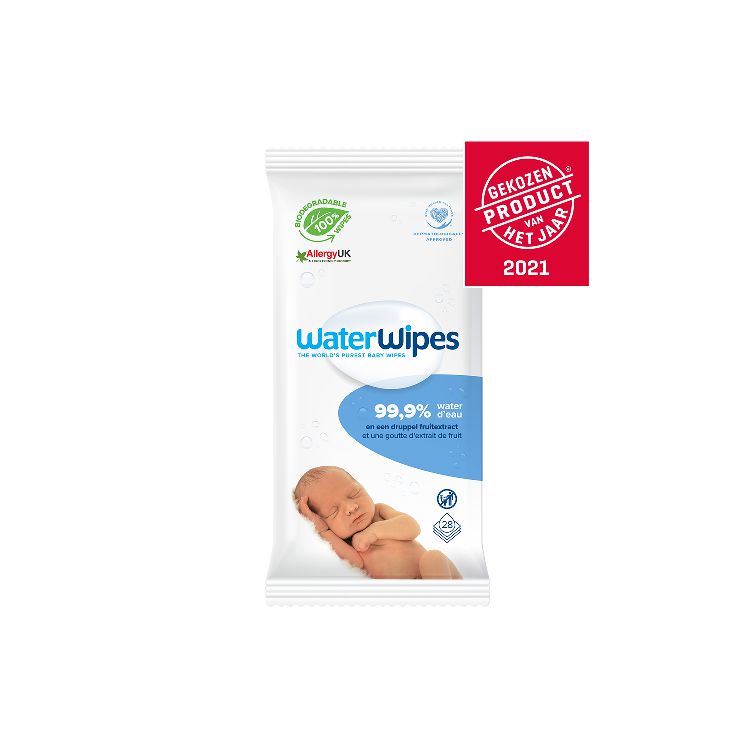 Vochtige doekjes WaterWipes Travelpack Bio