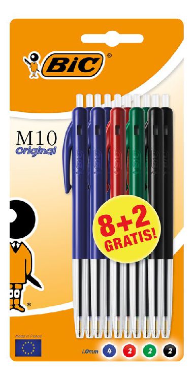 Balpen Bic M10, standaard