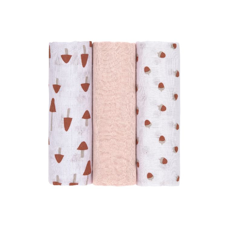 Tetra doek Laessig Swaddle & Burp Blanket L | Little Forest Rabbit