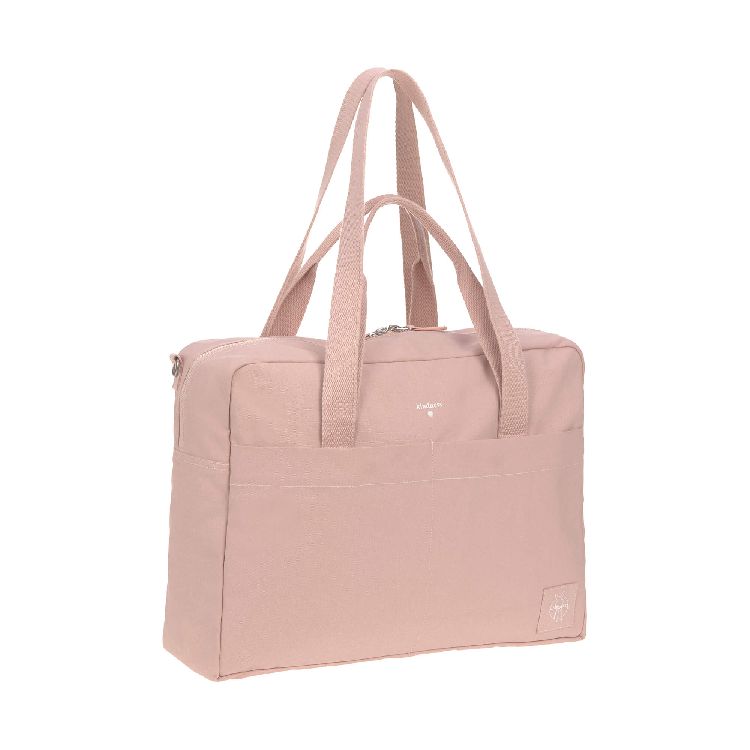 Verzorgingstas Laessig Cotton Essential Bag, draagtas met luiermat