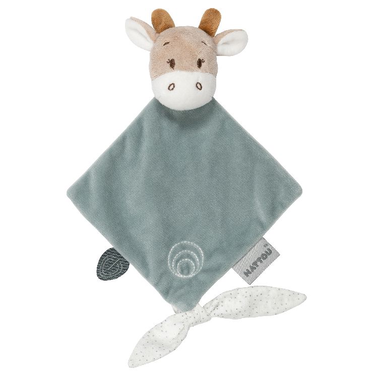 Knuffel Nattou Mini Doudou Luna the giraffe, knuffeldoek / doudou | Luna & Axel