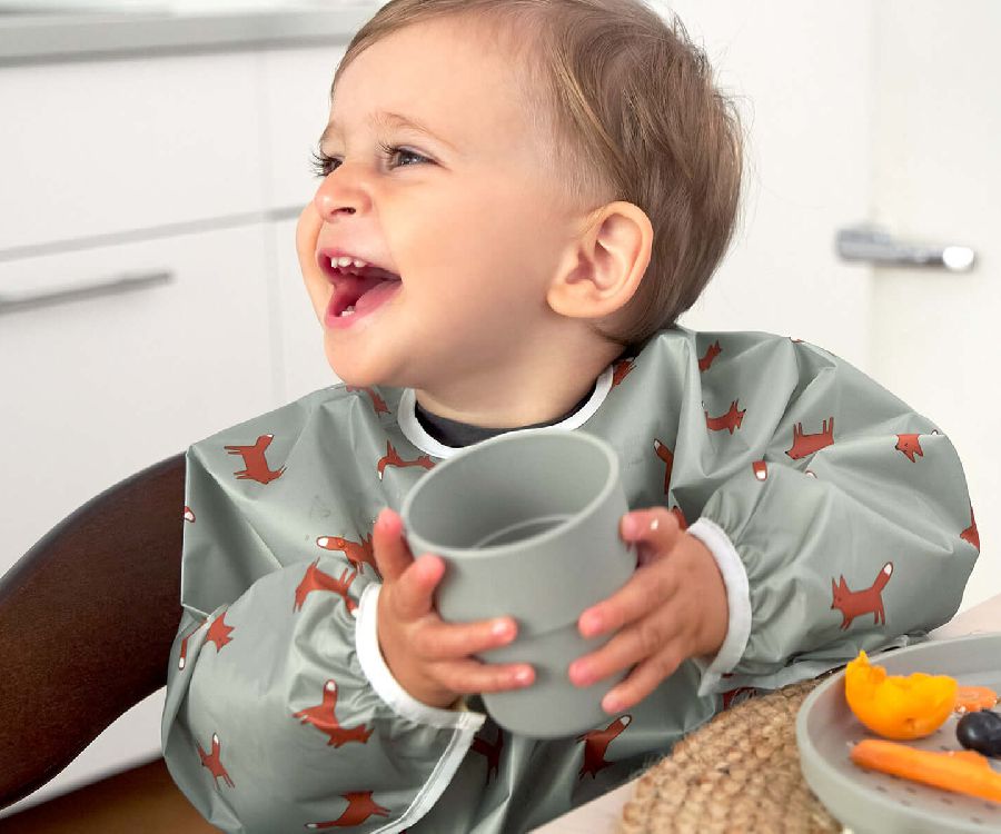 Slabbetje Laessig Long Sleeve Bib | Little Forest Fox