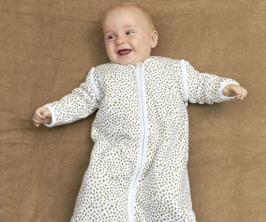 Slaapzak Meyco Baby, 9/12 maanden, 2.5 TOG | Cheetah taupe