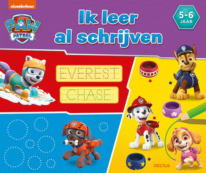 Boek DELTAS Paw Patrol Ik Leer Al Schrijven, doeboek