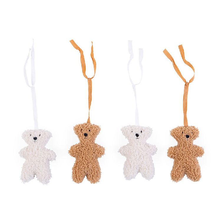 Speeltjes voor speelboog Childhome Baby Gym Figuurtjes | Teddy offwhite/Teddy beige