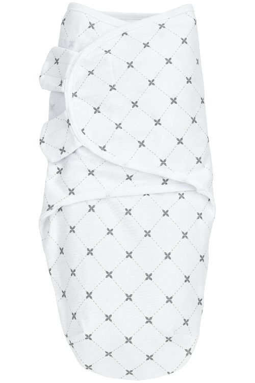 Inbakeren Meyco Baby Swaddle, 0 - 3 Maand | Mrs. Keizer Louis Grijs ...