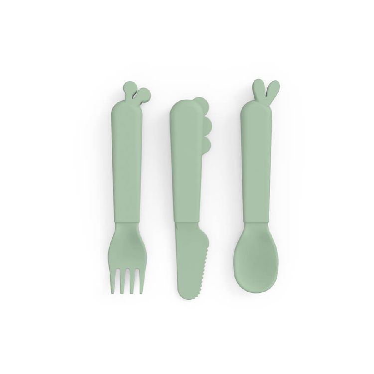 Bestek Done by Deer Deer Friends, lepel/vork/mes | Kiddish Cutlery Set